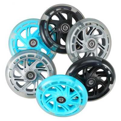 Hot selling 2pcs 120mm Scooter Wheels Scooter Wheels LED F
