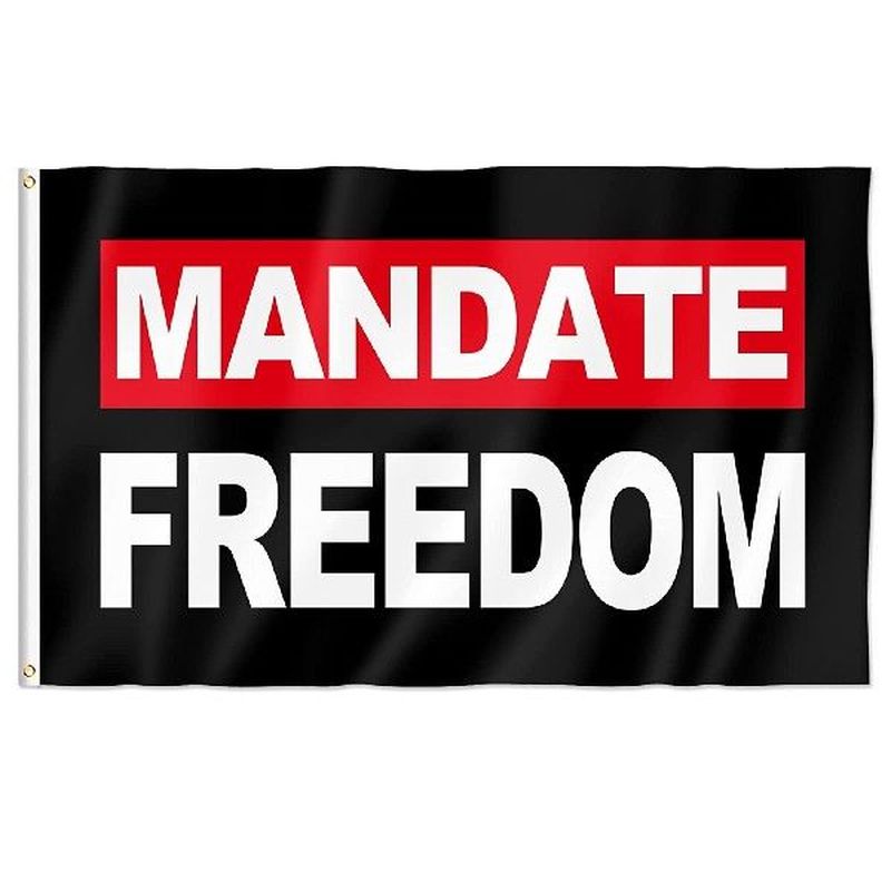 3x5 Mandate Freedom Flag No Mandates Flag With Metal