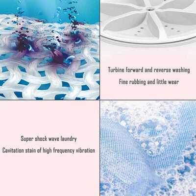 Mini Portable nderwear Rotating urbo Washing Machine Busines