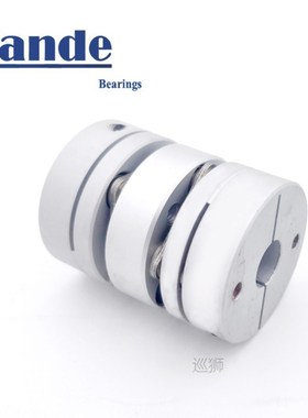 Aluminum alloy D26L35 double diaphragm coupling elastic conn