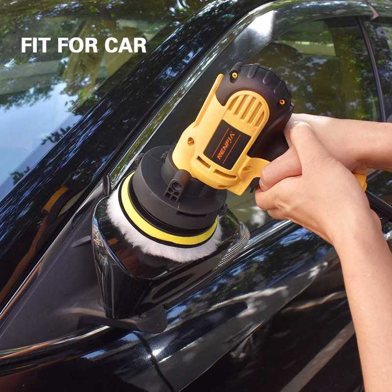 11Pcs 3/4/5/6/ inch Waffle Buffer Polishing Pad Set For Car