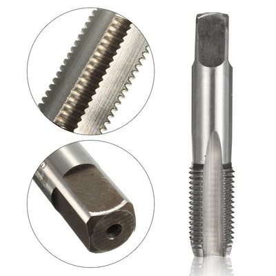 5 Piece HSS Taper Pipe Tap Metal Screw Thread 1/8