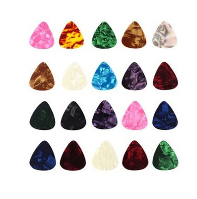 100Pcs New Acoustic Picks Plectrum Celluloid Electric