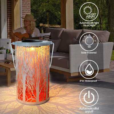 Outdoor Solar Lantern Lights Home Garden Decorative Atmosphe