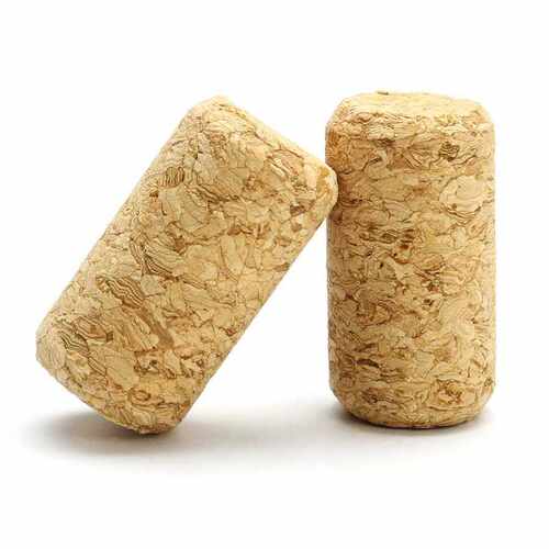 Hot-100Pcs Straight Wood Corks Wine Stopper Wood Bottle Stop