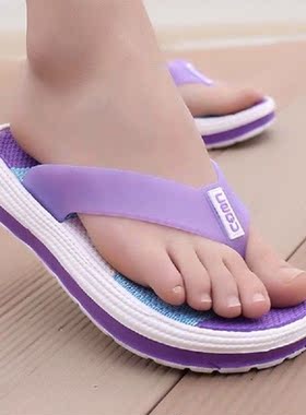 2021 Summer Slippers Women Casual Massage Durable Flip