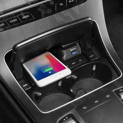 15w Wireless Charger For Mercedes Benz W205 GLC63 X253 AMG C