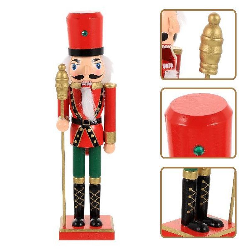 Desktop Xmas Nutcracker Soldier Nutcracker Decoration
