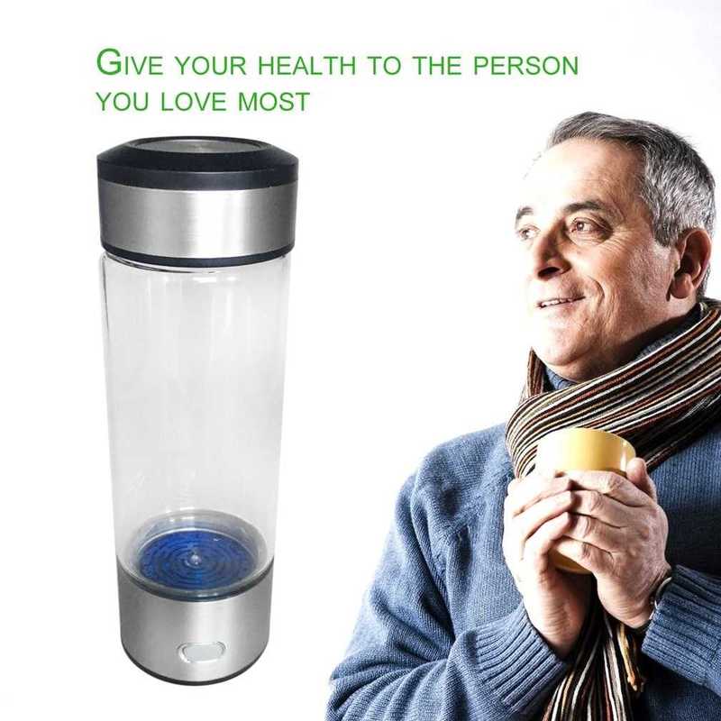 Hydrogen Rich Bottle Water Bottle Portable Water Glass Free