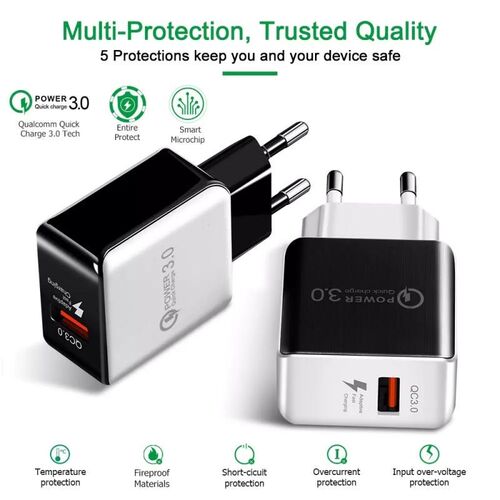 Quick Charge 3.0 QC USB Charger QC3.0 Fast Wall Charger Mobi