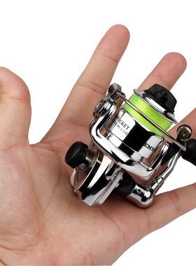 Mini 100 Pocket New Baitcasting Reel 4.3:1 Metal Wheel Fishi
