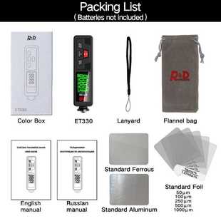R&D ET330+Zn Car Paint Coating Thickness Gauge Car Paint