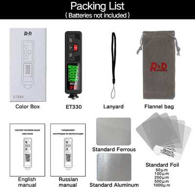 R&D ET330+Zn Car Paint Coating Thickness Gauge Car Paint