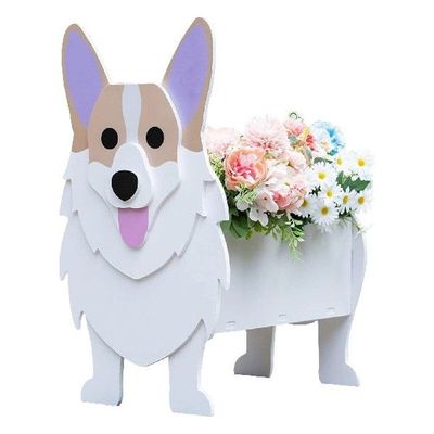 Cute Dog Planter Plant Pot Flower Pot For Garden Decoration