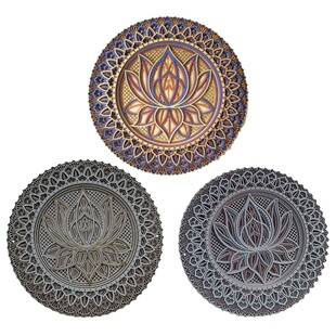 Lotus Flower Mandala-Art Wall, Lotus Flower Mandala Metal