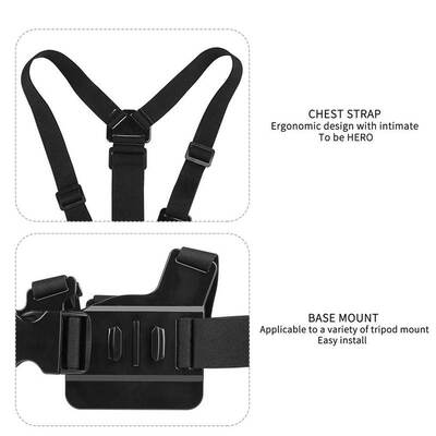 Chest Strap Head Strap Mount for GoPro Hero 8 7 5 Black Xiao