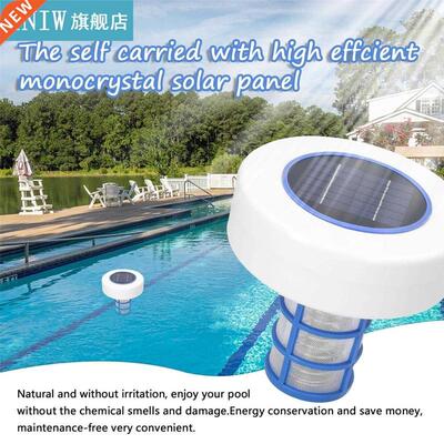 Effective Solar Power Silver Ion Swimming Pool Water Purifie