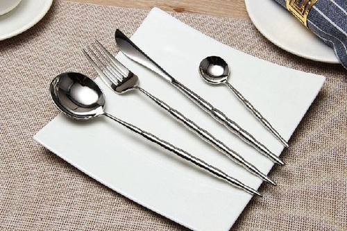 4pcs/set Stainless Steel Flatware Dinnerware Set Knife Fork