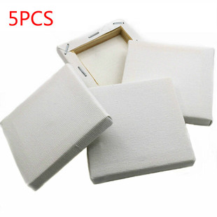 5 mini blank oil painting frames square 7x7cm oil painting