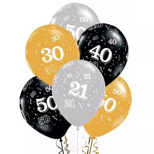 Adults Latex Old Years Balloons inch
