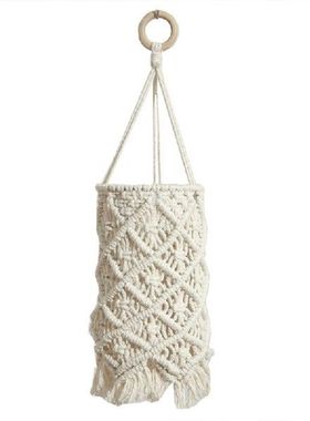 Penutup Lampu Macrame Boho Gantung Liontin Cahaya Modern