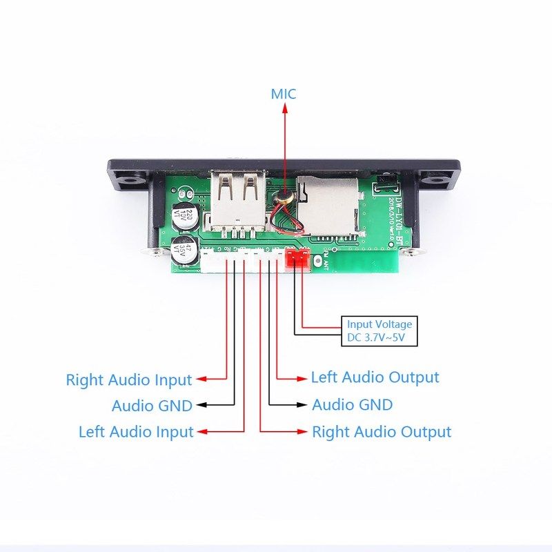 decoder-board call-module fm bluetooth mp3 support lossless