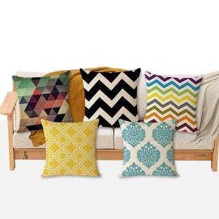 *Quality Cozy Popular geometric couch cushion home decorativ