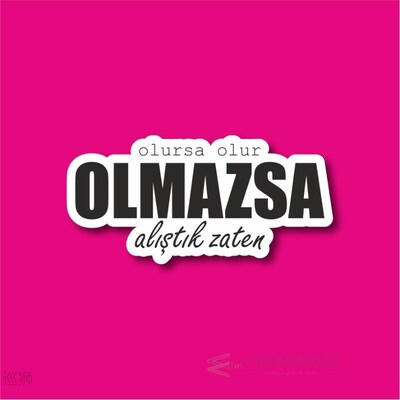 Al??t?k Already Laptop and Phone Sticker-Decal max.8cm