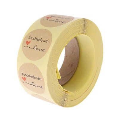 500 Buah Kerajinan Bulat Buatan Tangan Alami dengan Cinta