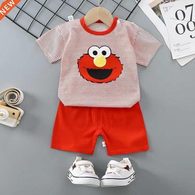 New Summer Children Clothes Suit Fashion Boys Girls Baby Car