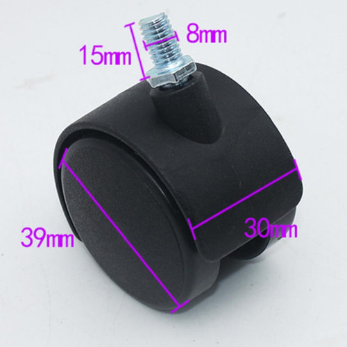 4Pcs 1.5 Inch Sturdy Caster Wheels Easy to Install Different