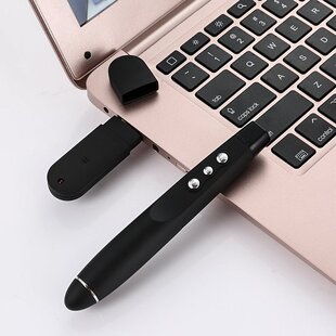 RF Remote Control Wireless USB PowerPoint Red Laser Pointer