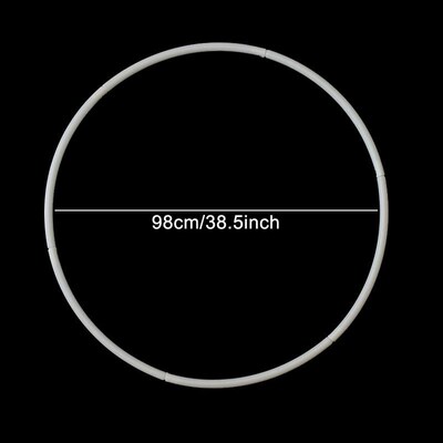 98cm Big Balloon Round Arches Garland White Wedding Flower W