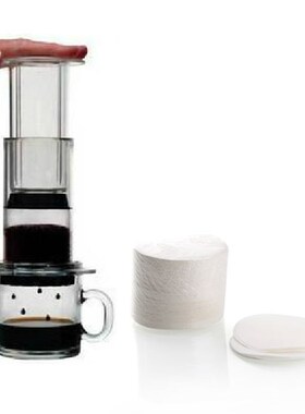 350pcs Coffee Filter Paper Round 64mm For Aeropress Coffee M