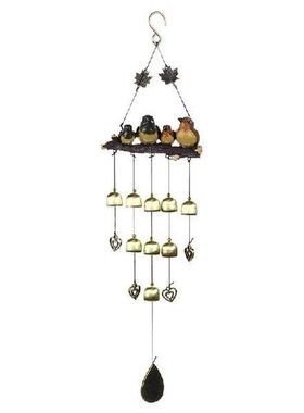 Hot Vintage 4 Birds Wind Chime Garden Windchimes For