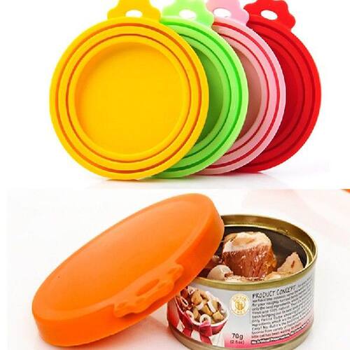 Silicone Canned Lid Sealed Feeders Food Can Lid for Puppy