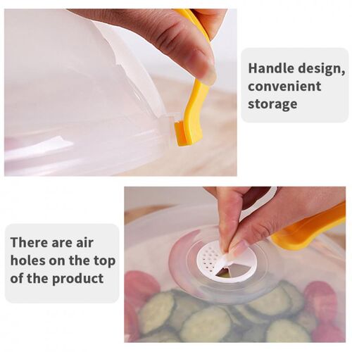 Cookware Part Microwave Oven Food Cover Anti-Sputtering Abra