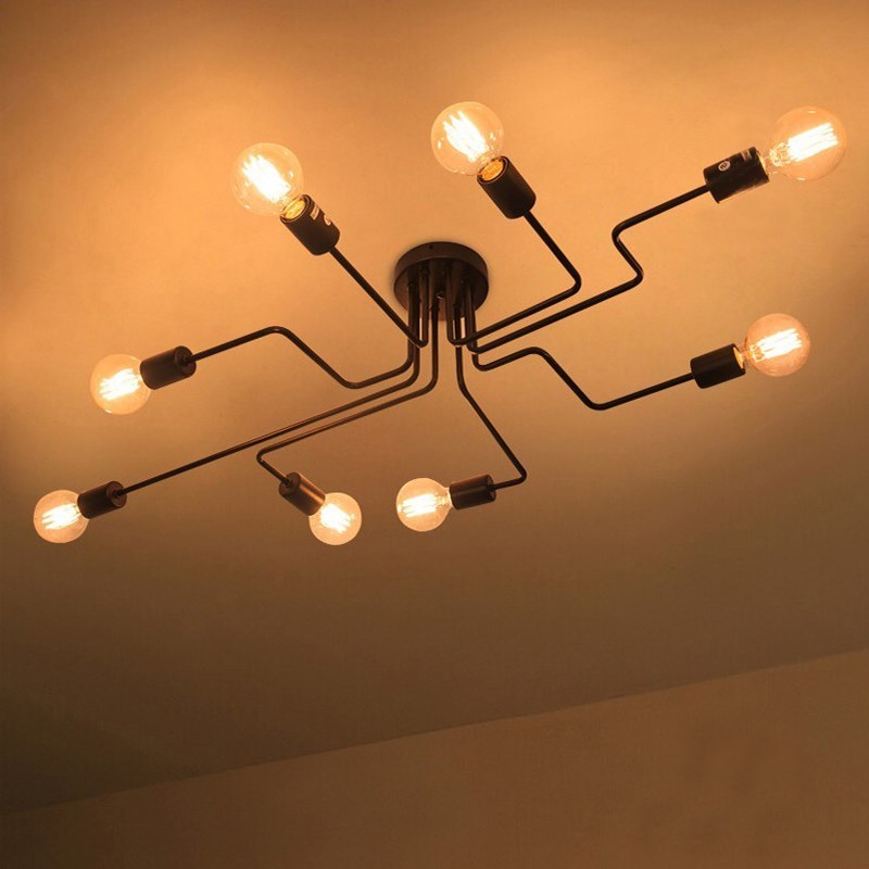 black Chandeliers lamp lustres Modern dining Living Room hot