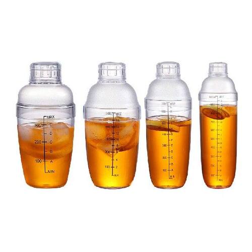 Hand Shake Cup Cocktail Bartender Transparent Mixer Cup