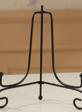 Iron Easel Classic Display Stand Bowl Plate Art Photo Pictur