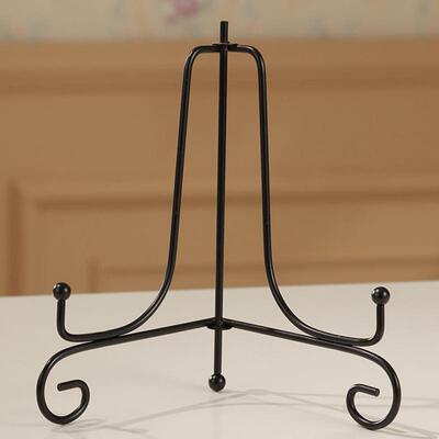 Iron Easel Classic Display Stand Bowl Plate Art Photo Pictur
