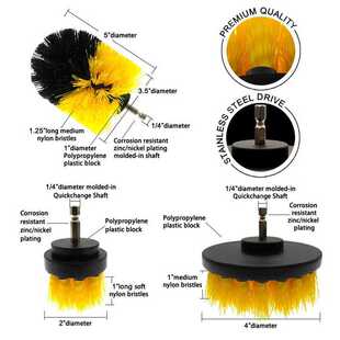 Drill Brush Attacht Set Scrubber Brush Scouring and Scrub