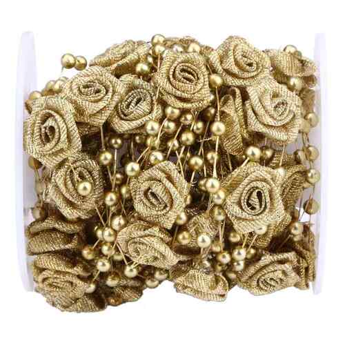 10m artificial pearls beads chain arland flowers weddin pa