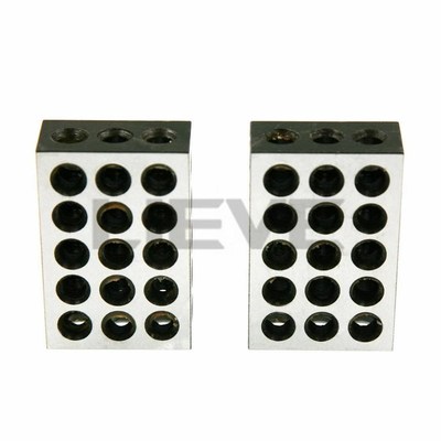 23 holes Precision 25-50-75mm Blocks 1pair(2pcs), parallel c