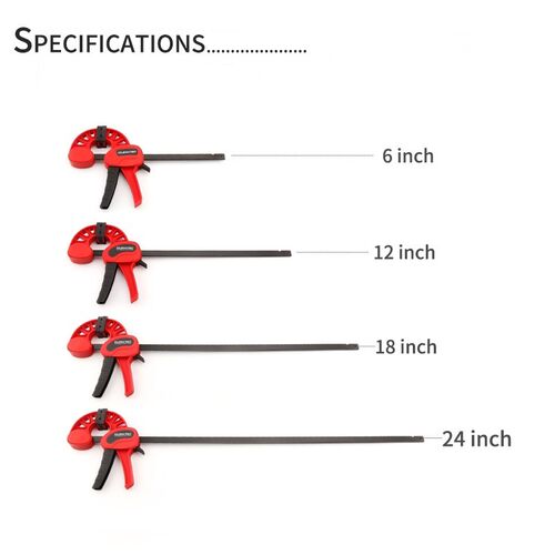 DRATEC New F style bar clamp wood working tools quick grip F