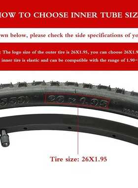 Tube 20/24/26/*1.75/2.125 Bicycle Inner Tube Butyl Rubber Wi
