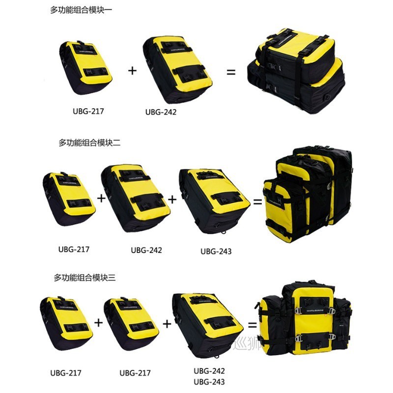 Waterproof Motorcycle Rear Seat Bag Moto Long-Distance Drivi