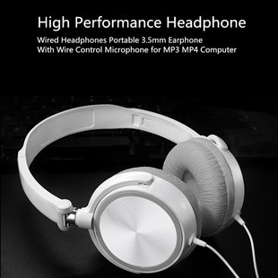 HiFi Wired Headphones for Iphone Sony Headsets with Microph