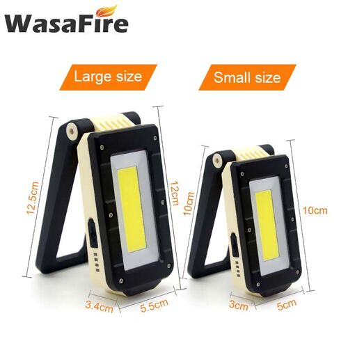 Portable COB+XPE LED Flashlight Torch SB Rechargeable LED Re