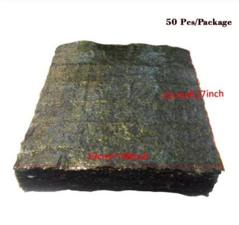 50-100pcs nori sushi seaweed, dried laver seaweed nori for s